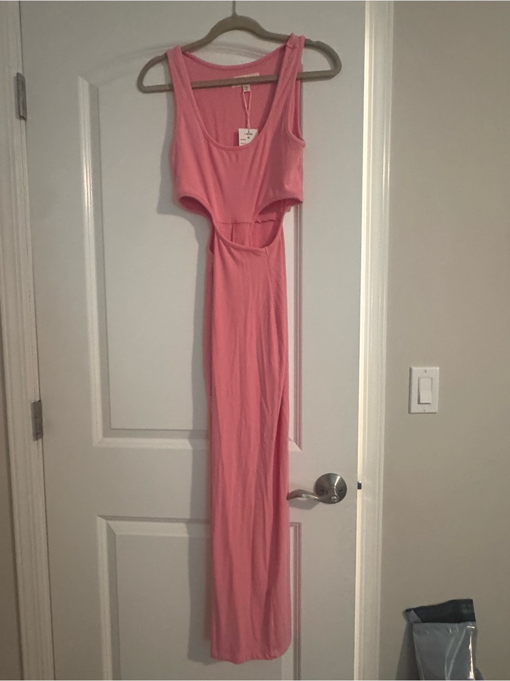l*space Pink Cutout Maxi Dress